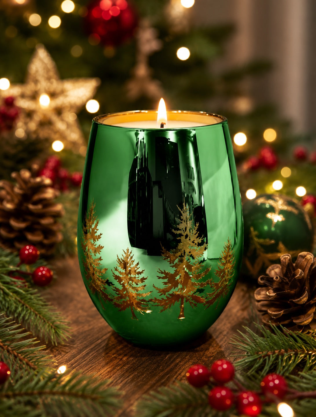 O’ CHRISTMAS TREE - Green + Gold
