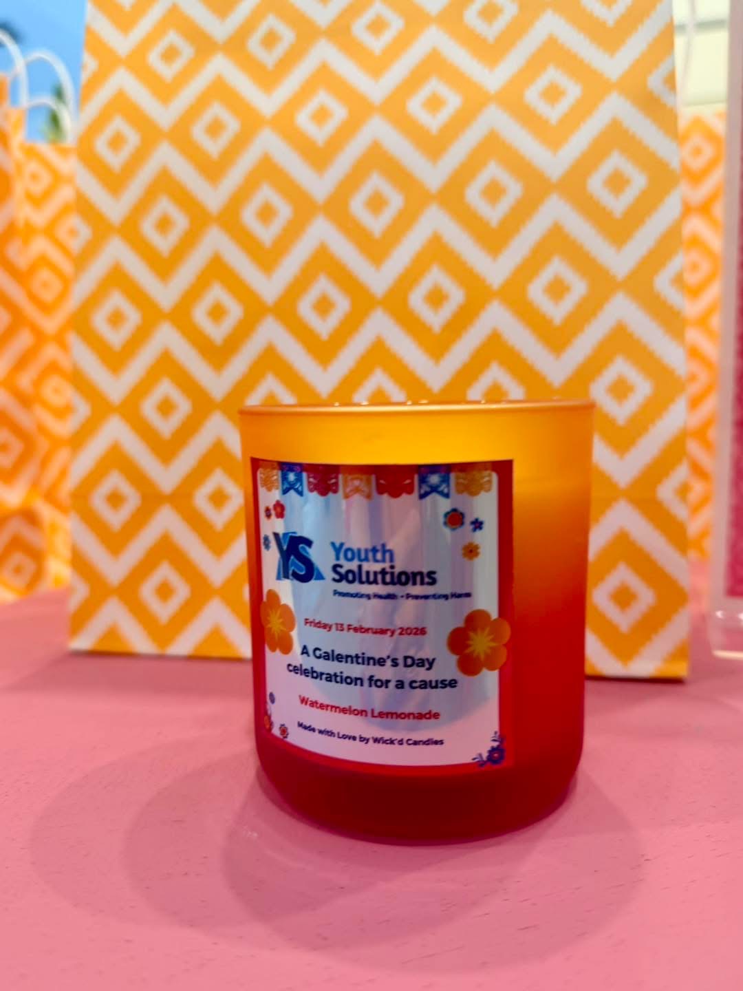 YOUTH SOLUTIONS Charitea Edition Candle - Watermelon Lemonade